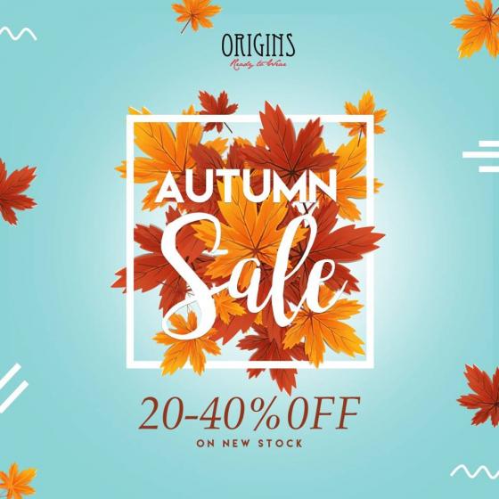 Origins Autumn SALE 20 & 40 OFF On New Stock What's On Sale